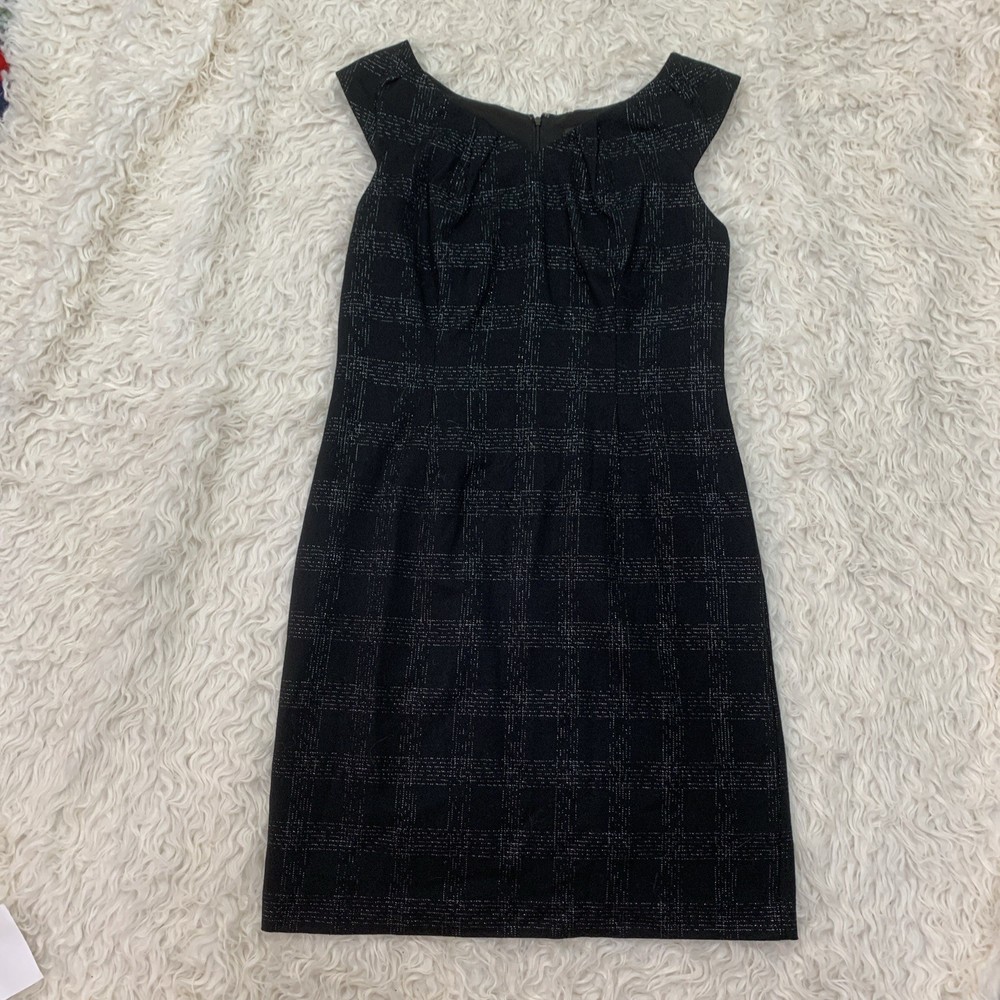 Mossimo black plaid sleeveless dress size 14
