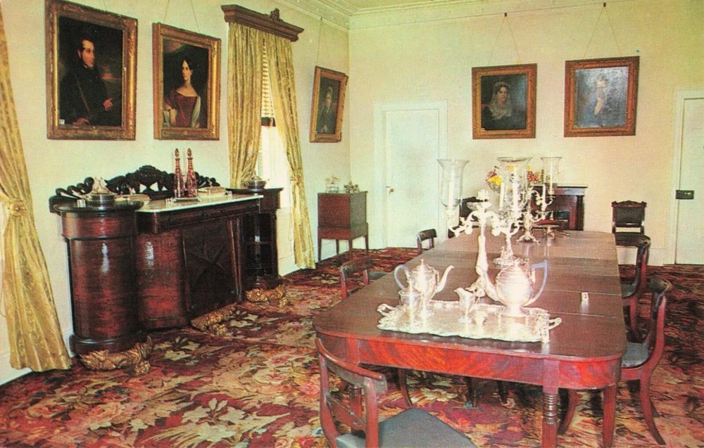 The Hermitage Dining Room, Andrew Jackson Home - Nashville Tennessee TN Postcard