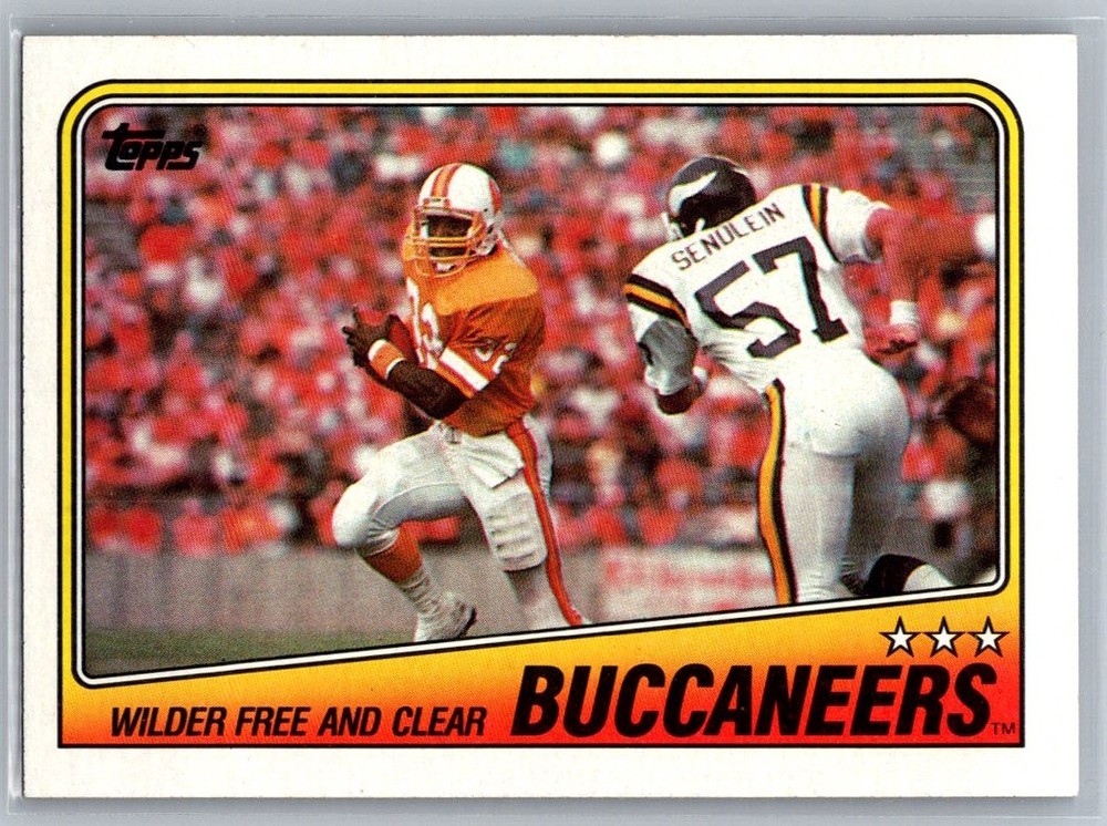 Buccaneers Team Leaders - James Wilder 1988 Topps Tampa Bay Buccaneers #350
