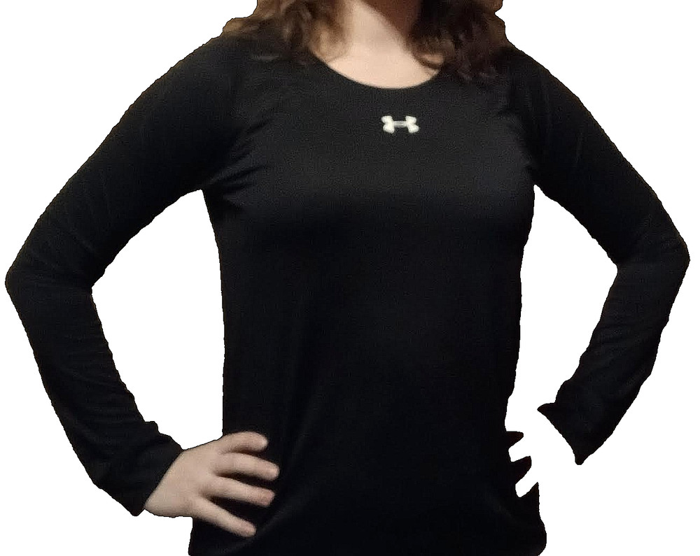 Juniors UnderArmour HeatGear Long Sleeve : Size S
