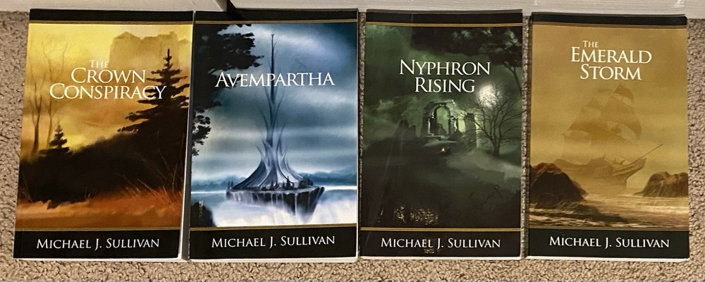 The Riyria Revelations Books 1 2 3 4 - Lot of 4 Books - Michael J. Sullivan