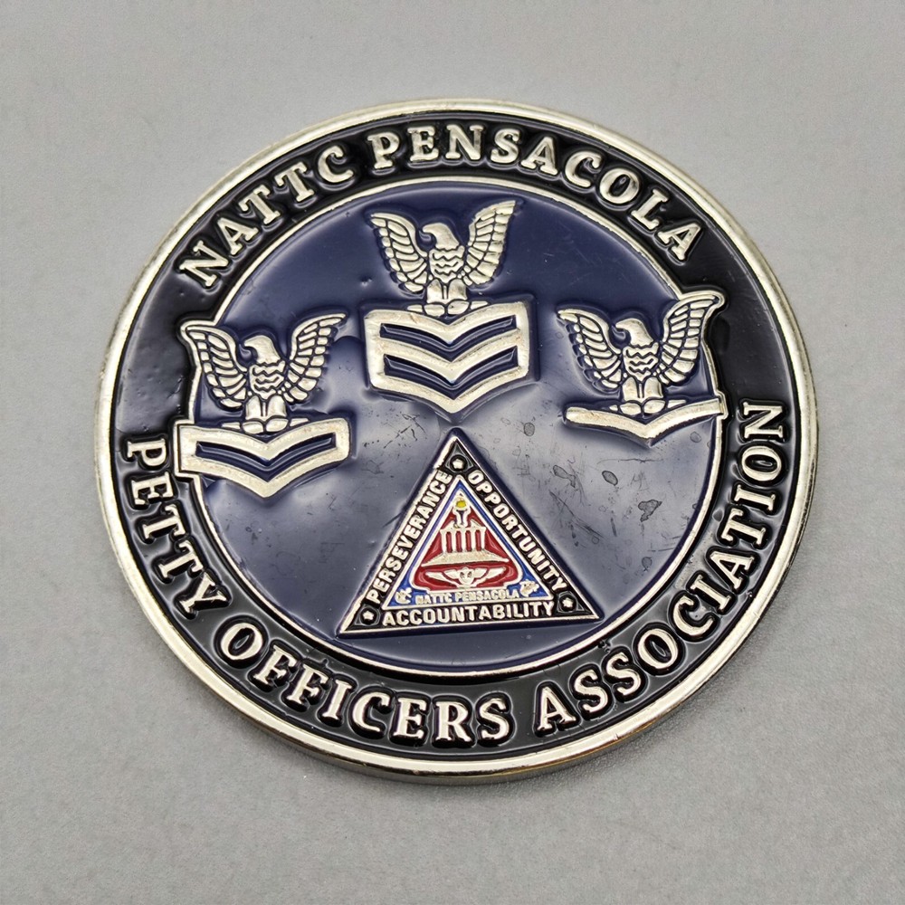 USN NTTC Pensacola POA Challenge Coin Military Collectible