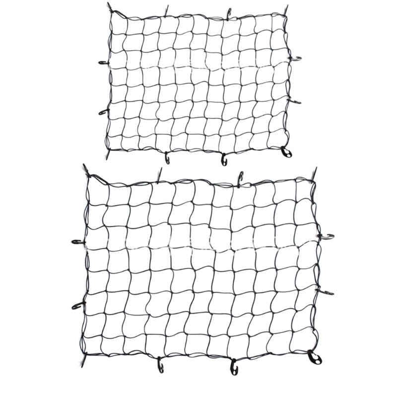 Truck Roof Rack Elastic Cargo Mesh Car Storage Bag Net Fixed Luggage Cord-Pouch