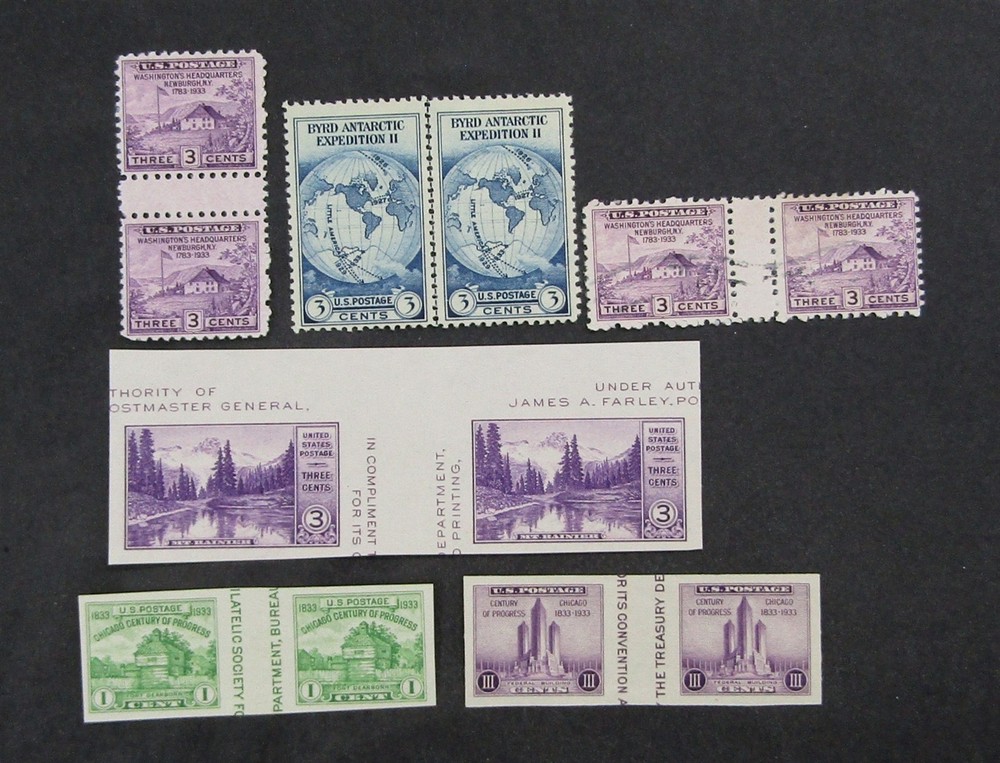 nystamps US Block Stamp Mint NGAI Pair (1)Used  Y29x1712