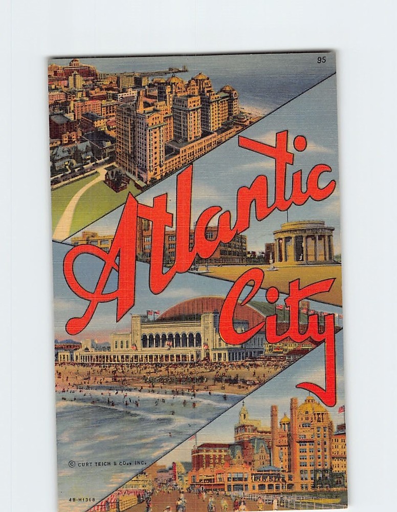 Postcard Atlantic City USA