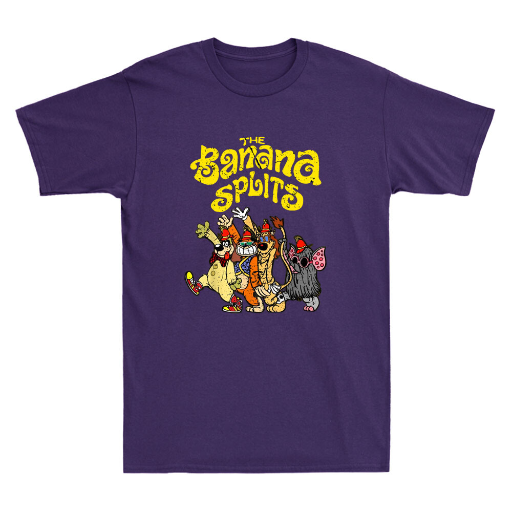 The Banana Splits Funny Cartoon Meme Animals Lover Gifts Vintage Men's T-Shirt