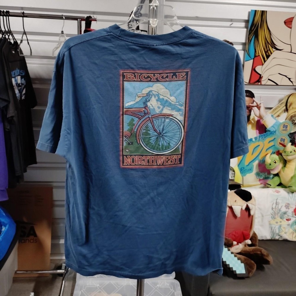 bicycle Northwest Cycling Shirt Blue A288ed Pit Hole
