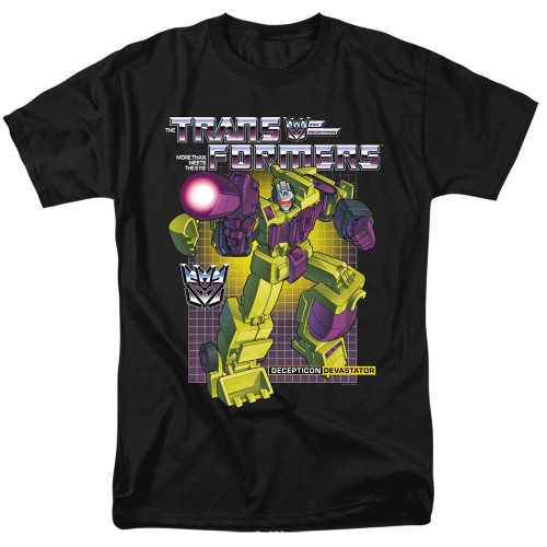 Transformers Devastator Adult -Shirt Black