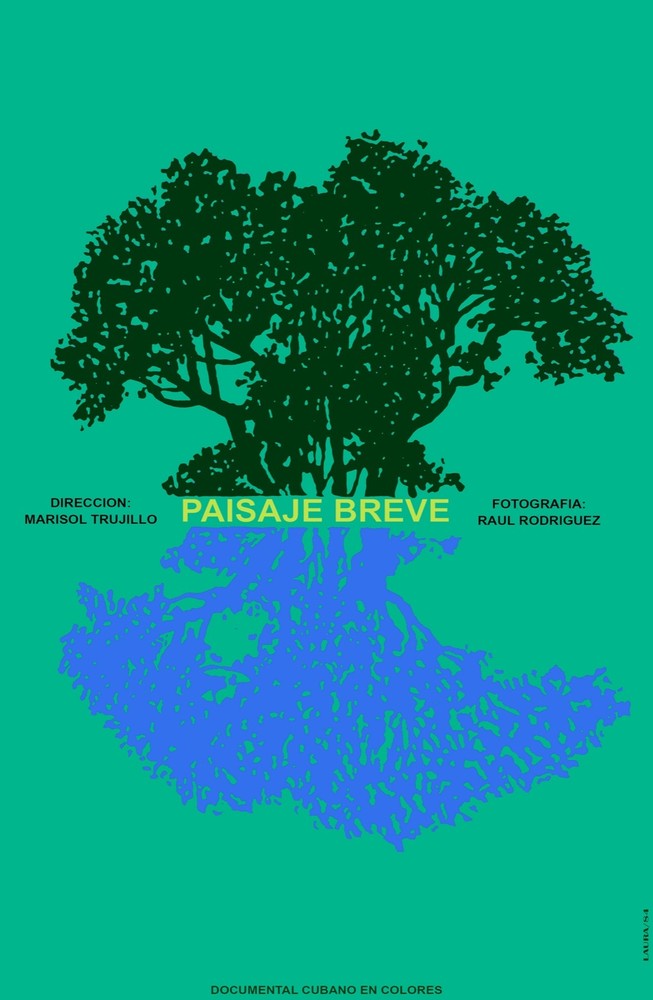 9211.Paisaje breve.cuban documentary.black.tree.POSTER.decor Home Office art