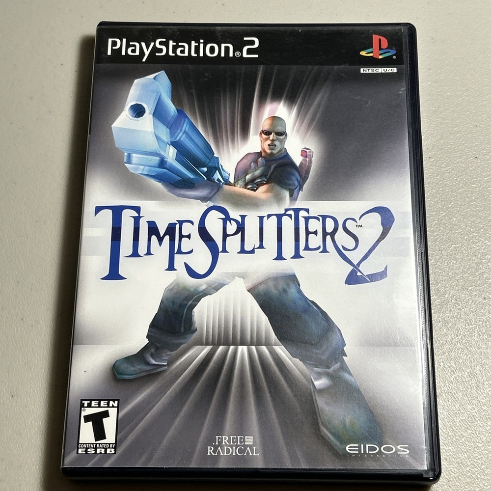 Time Splitters 2 (Sony PlayStation 2, PS2, 2002) CIB, Complete, Tested & Works