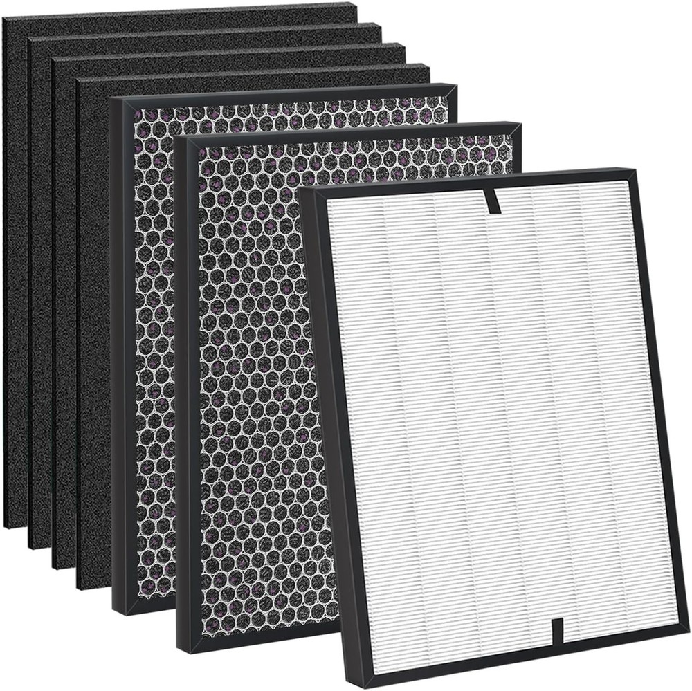 7-Pack Replacement Filter Compatible with AD3000 Air Puri-fier, One Year Comb...