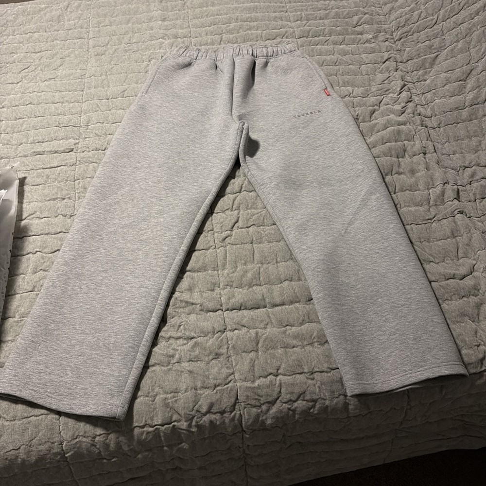 YoungLA Scuba Men’s Sweatpants Size Medium Gray Brand NWT Drawstring