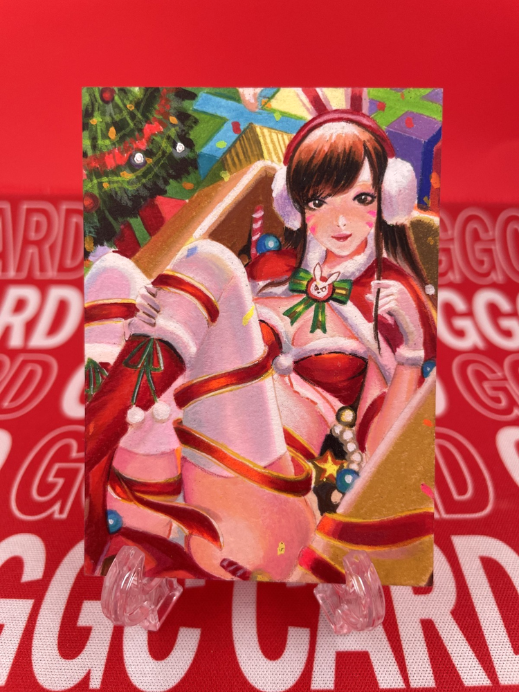 【Christmas Limited】GGC Studio Overwatch D.VA Artist Auto Sketch Card 1/1