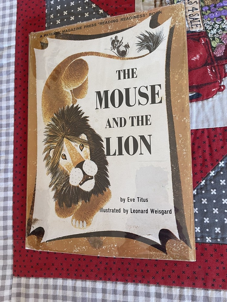 The Mouse And The Lion, Eve Titus, Vintage 1962 Parents Magazine Press HC/DJ