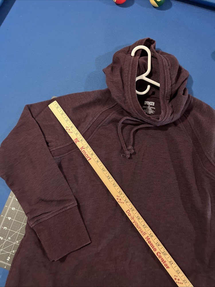 Duluth Women’s Hoodie Sweatshirt Size XL Purple Ooh-La-Loop French Terry Comfort