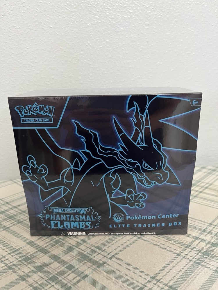 Phantasmal Flames Pokemon Center ETB Elite Trainer (Sealed)