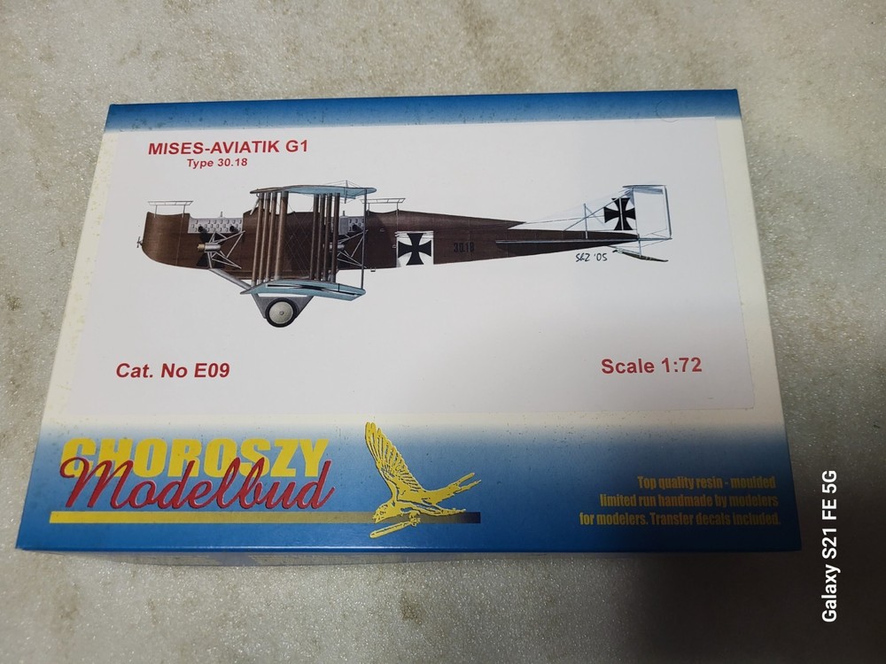 Choroszy Modelbud Mises Aviatak G1 Type 30.18 Resin Airplane Model 1/72 #E09