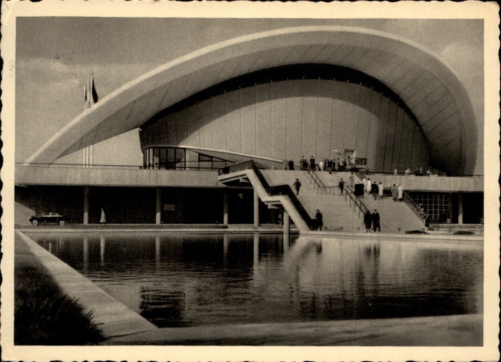 RPPC Congress Hall Berlin Germany vintage postcard a888