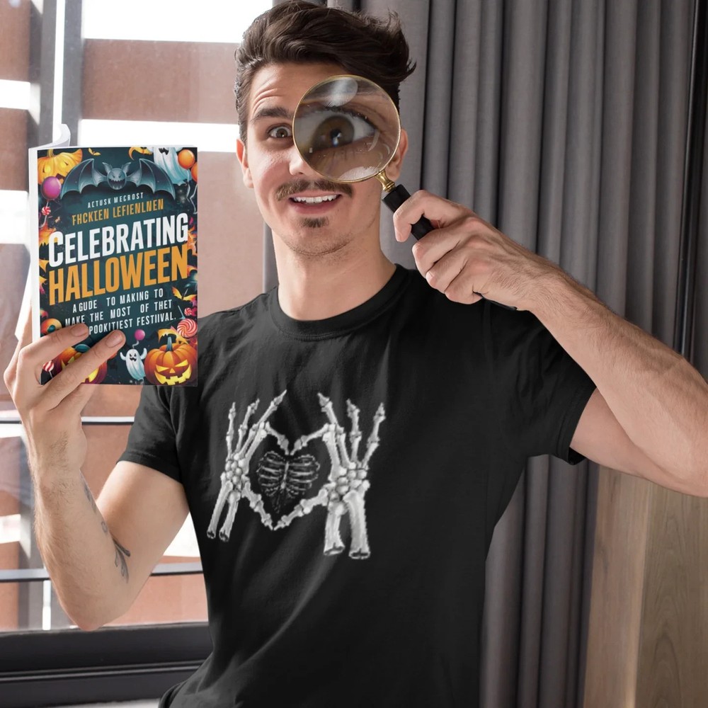 Festive Men's Halloween Themed Slim Fit T-Shirt | Crew Neck Half Sleeve Style