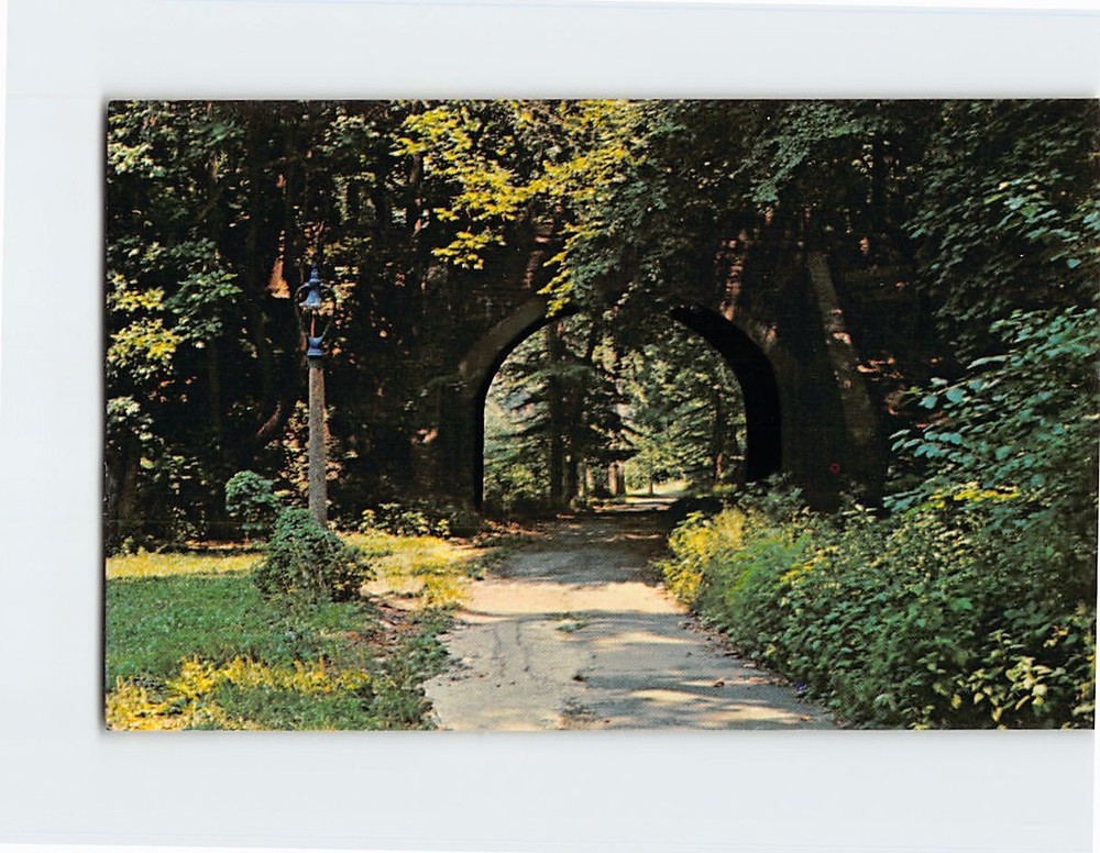 Postcard Foothpath along Brandywine Creek Wilmington Delaware USA