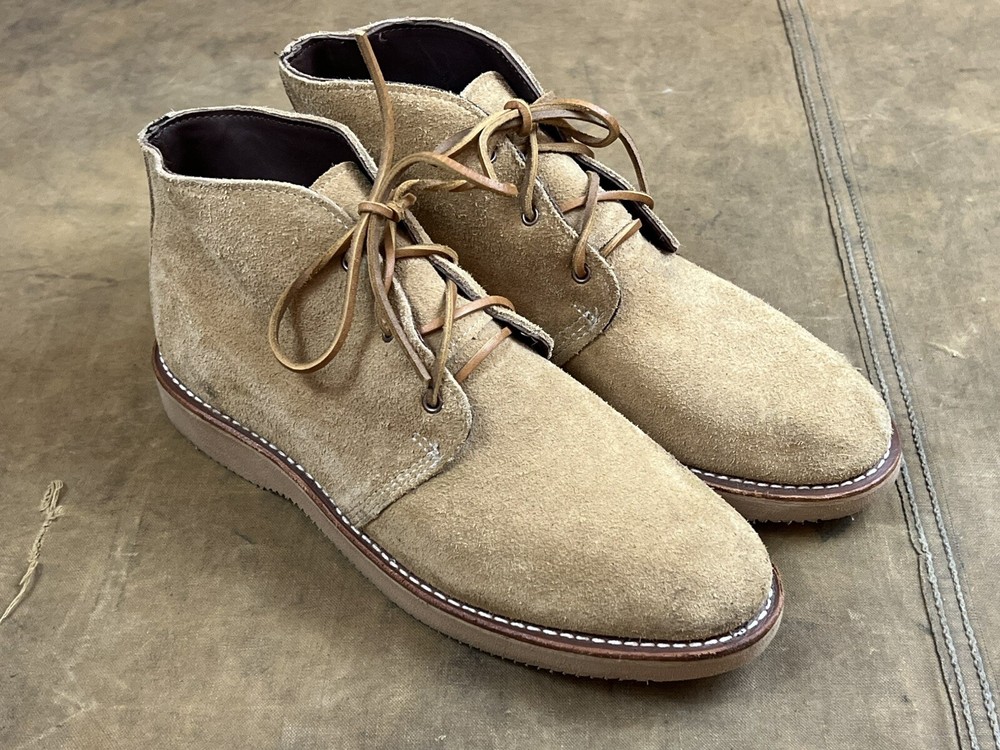 WOLVERINE 1000 Mile W40134 Mens Tab Suede Work Boots Size 11D Vibram Sole  