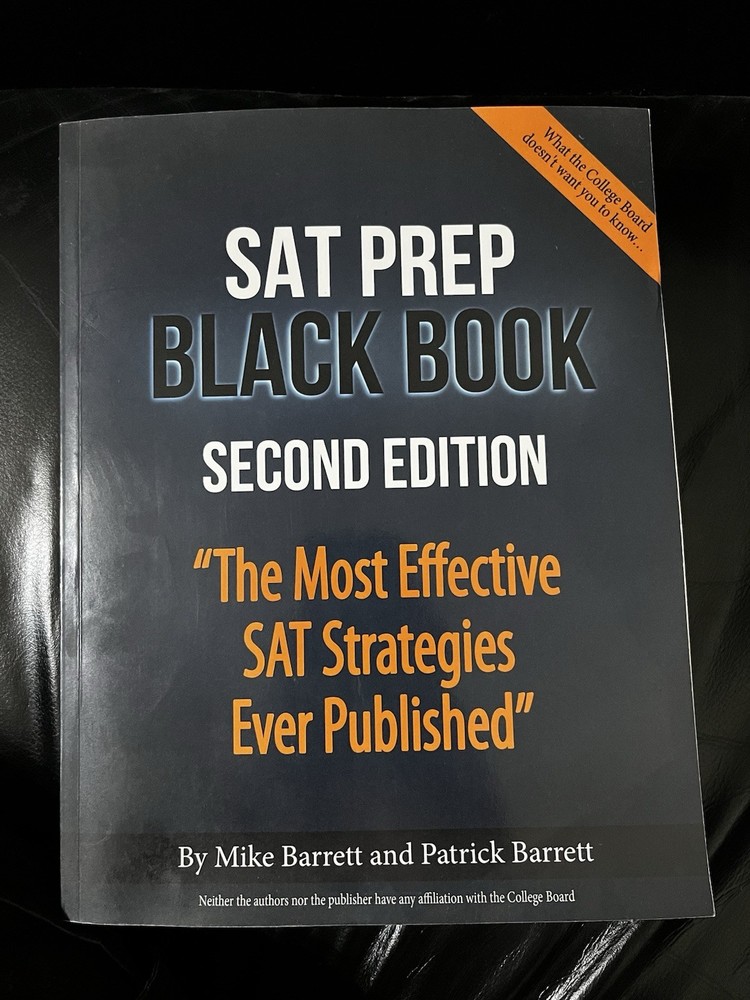 SAT Prep Black Book Second Edition by Mike & Patrick Barrett Study Guide