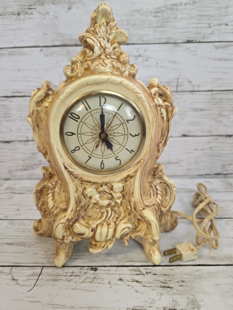 Vtg Electric Mantel Clock Movement by Lanshire Tested Works Great Winds Clean