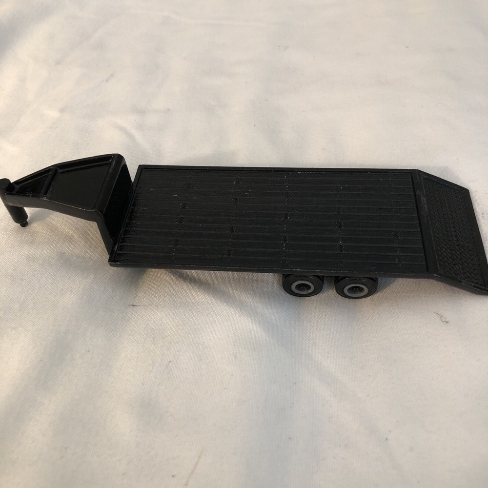 Ertl, Flat Bed, Tilting Heavy Duty Equipment Trailer, Tandem Axle, Working Deck