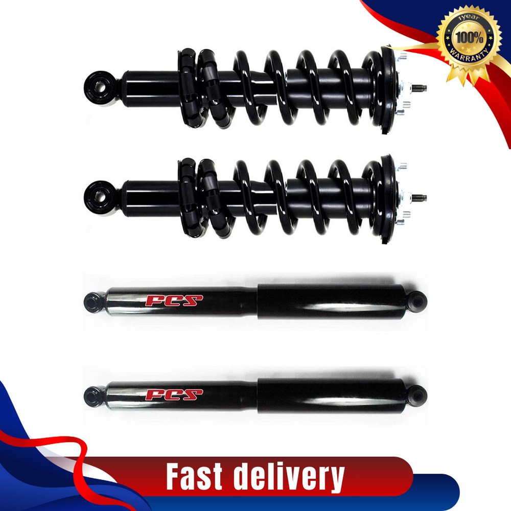 FCS Front Struts & Rear Shocks for 2005-2008 Nissan Frontier 4WD with Warranty  