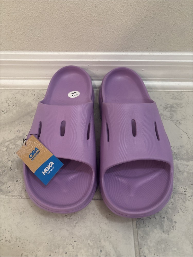Hoka Ora Recovery Slide 3 Violet Bloom Mens 13 Womens 15 FL1123C