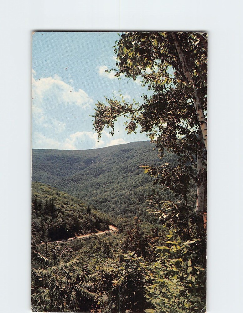 Postcard View from Rips Lookout in the Catskill Mountains Rip Van Winkle Trail