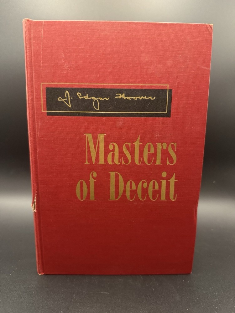 Masters of Deceit by J Edgar Hoover FBI Director 1958 HC Vintage