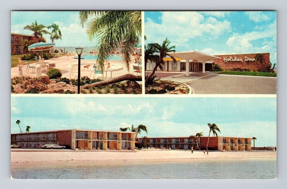 Tampa Apollo Beach FL-Florida, Holiday Inn, Vintage Postcard
