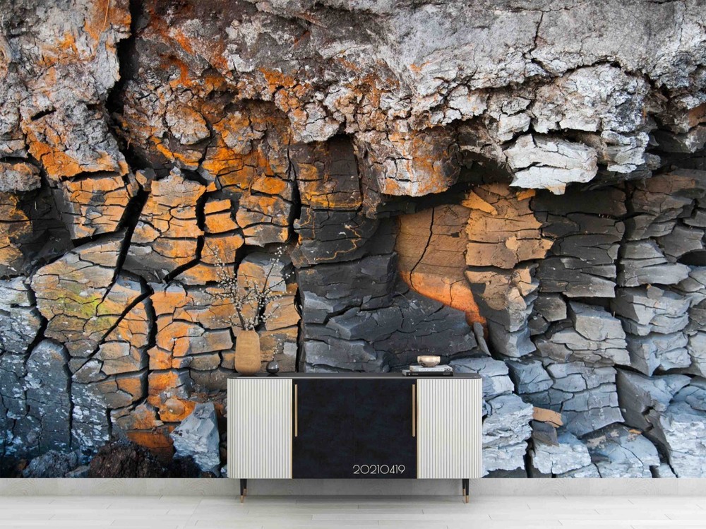 3D Timber Carbonized Texture Wall Murals Wallpaper Murals Wall Sticker