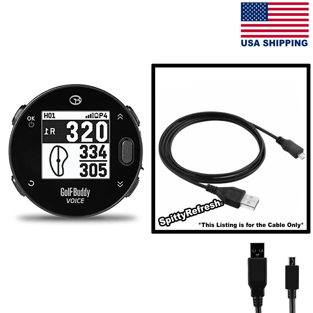 GolfBuddy Voicex Golf GPS USB Cable Transfer Charger Replacement