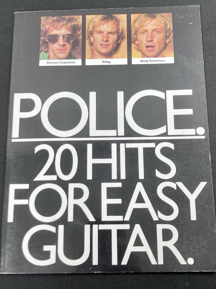 The Police - 20 Hits For Easy Guitar Vintage Songbook Rock New Wave