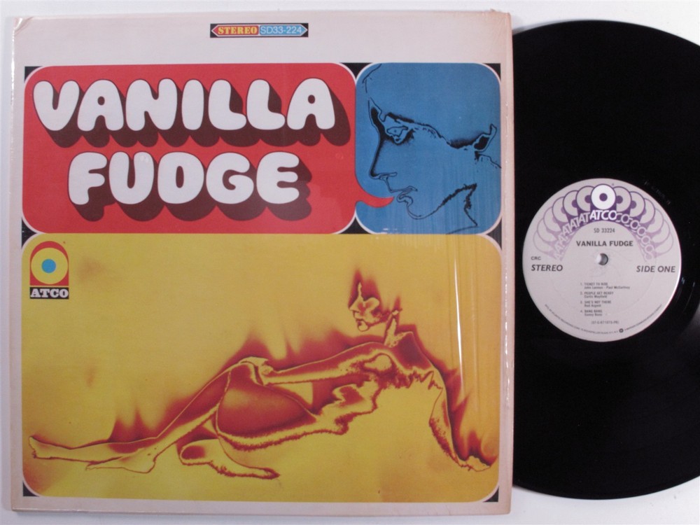 VANILLA FUDGE Self Titled ATCO SD33-224 LP VG+ SHRINK d