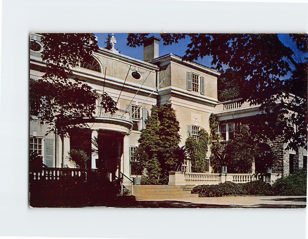 Postcard Home of Franklin D Roosevelt National Historic Site Hyde Park NY