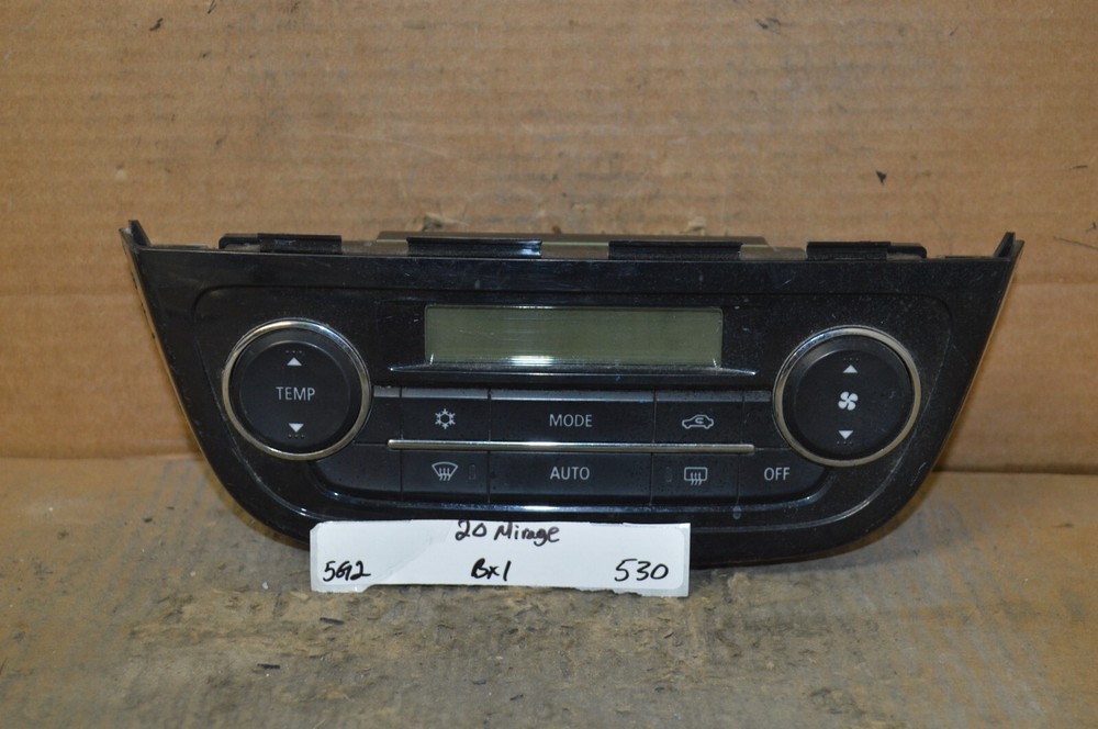 2020 Mitsubishi Mirage AC Temperature Climate 7820B301XA Control 530-5G2 Bx 1-image