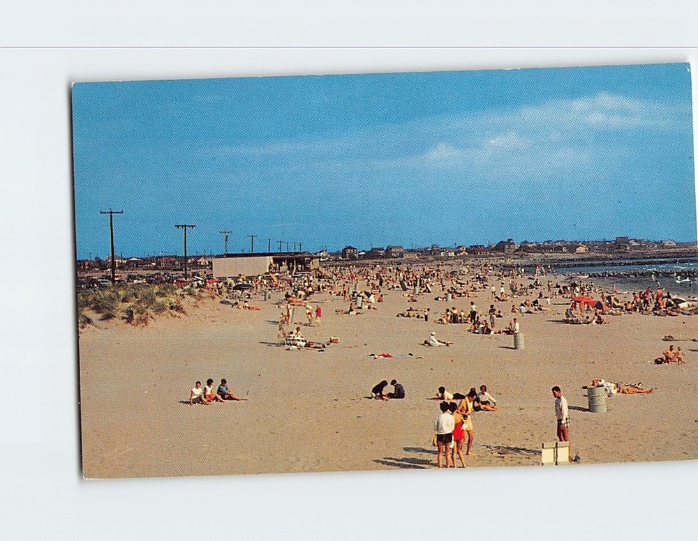 Postcard Sand Hill Cave State Beach Rhode Island USA