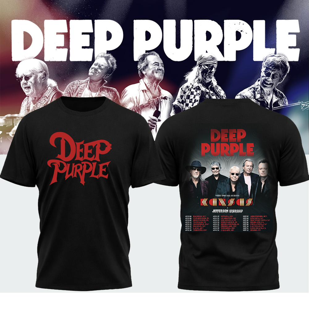 Deep Purple North American tour 2026 All Over Shirt - S to 5XL