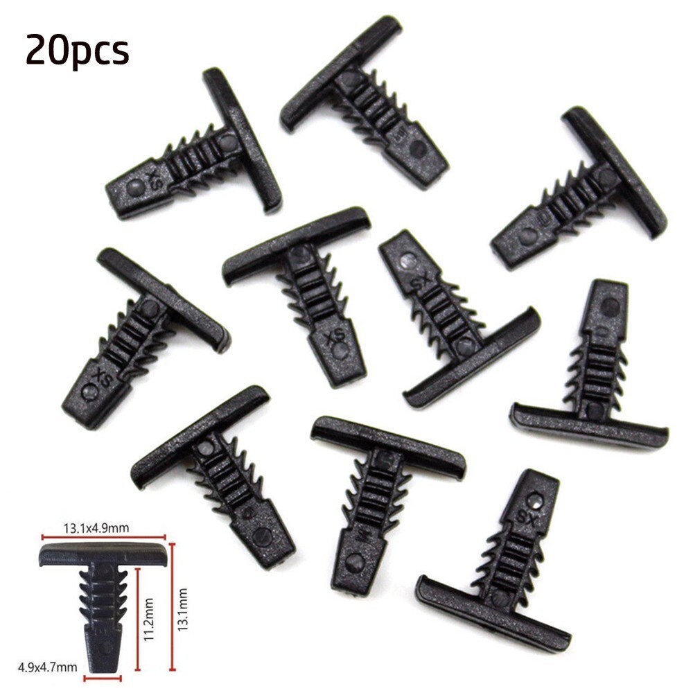 Door Weatherstrip Retainer Clip 20x Length: 11mm 4876498 For Chevrolet