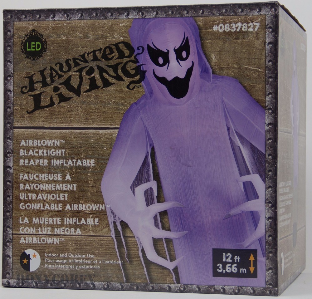 12ft Haunted Lighted Reaper Airblown Inflatable Halloween Decoration  