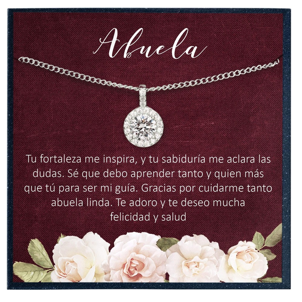 Collar Regalo para Abuela, Día de la Madre, Cumpleaños, Día de la Mujer Spani...-image