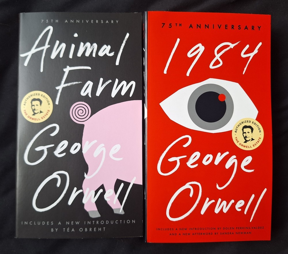 1984 & Animal Farm Set by George Orwell - BRAND NEW .