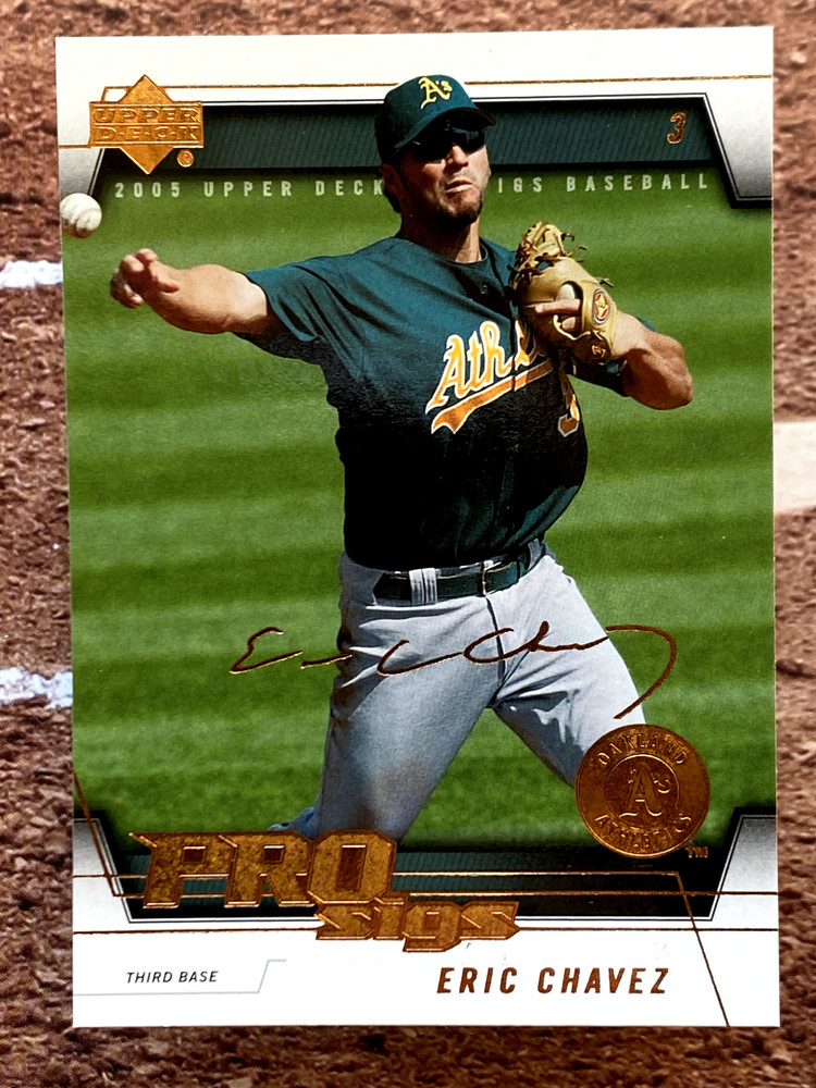Eric Chavez 2005 Upper Deck Pro Sigs #66 Oakland Athletics