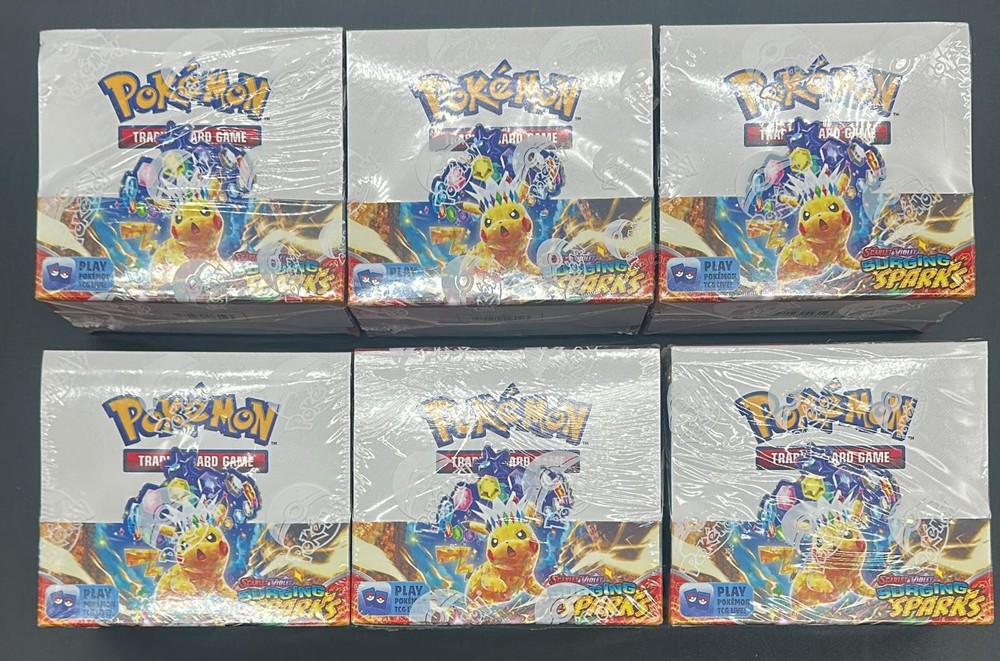 Lot of (6) Pokemon TCG Surging Sparks Booster Boxes SEALED/NEWPROBSTEIN123 is actively accepting CONSIGNMENTS !!