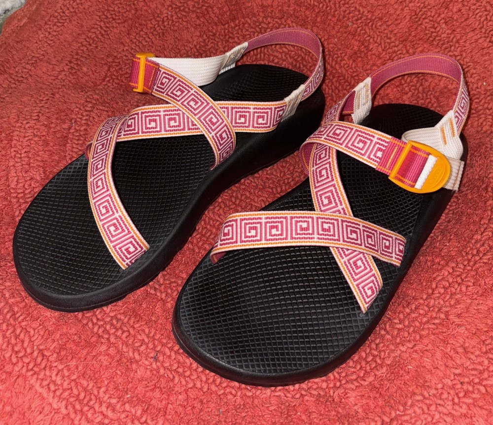 Chaco Men’s Z/1 Adjustable Strap Classic Sandals Sz 13.5 M, Color Sushi Magenta