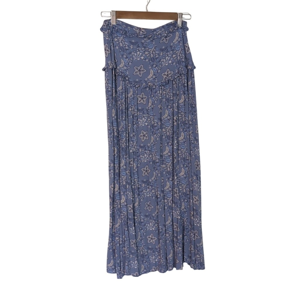Spell Celestial Legs Skirt Maxi Skirt Floral Size S HTF Rare