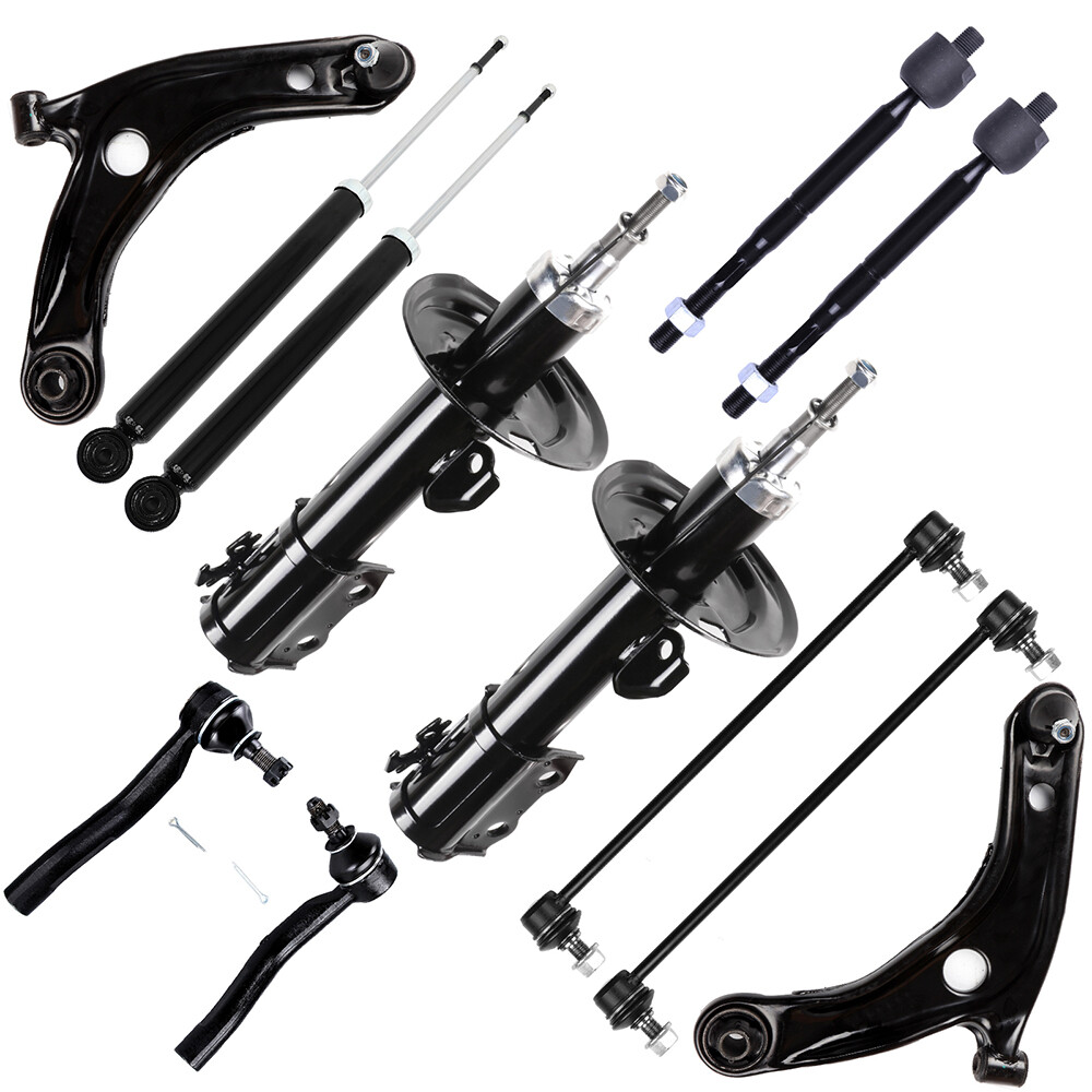 2007-2012 Toyota Yaris Suspension Kit - Shocks Control Arms Tie Rod Sway Bars